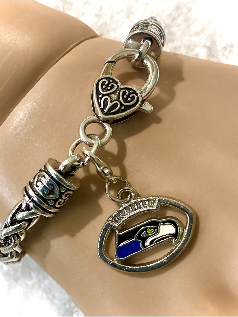 SEATTLE SEAHAWKS INSPIRED BRACELET